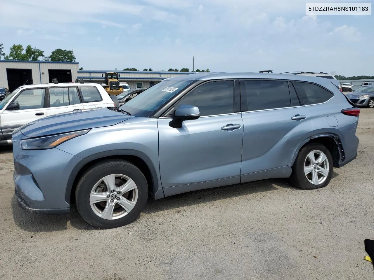 2022 Toyota Highlander L VIN: 5TDZZRAH8NS101183 Lot: 59019024