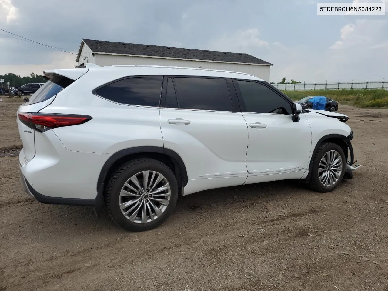 5TDEBRCH6NS084223 2022 Toyota Highlander Hybrid Platinum