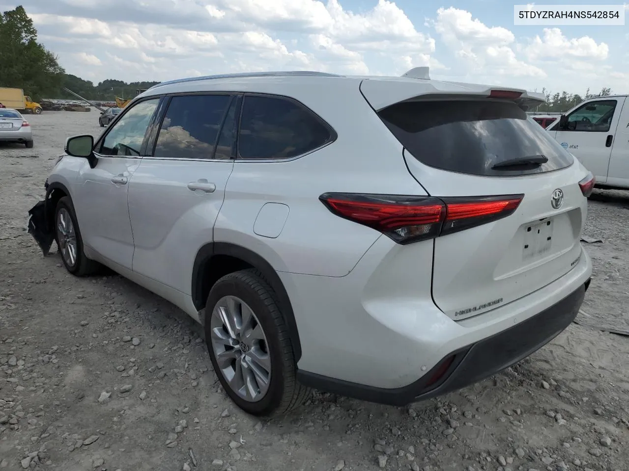 2022 Toyota Highlander Limited VIN: 5TDYZRAH4NS542854 Lot: 60243154