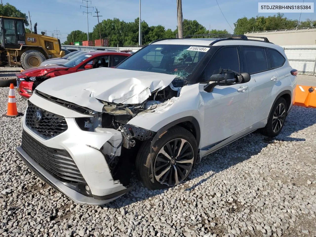 2022 Toyota Highlander Xse VIN: 5TDJZRBH4NS185384 Lot: 61662484