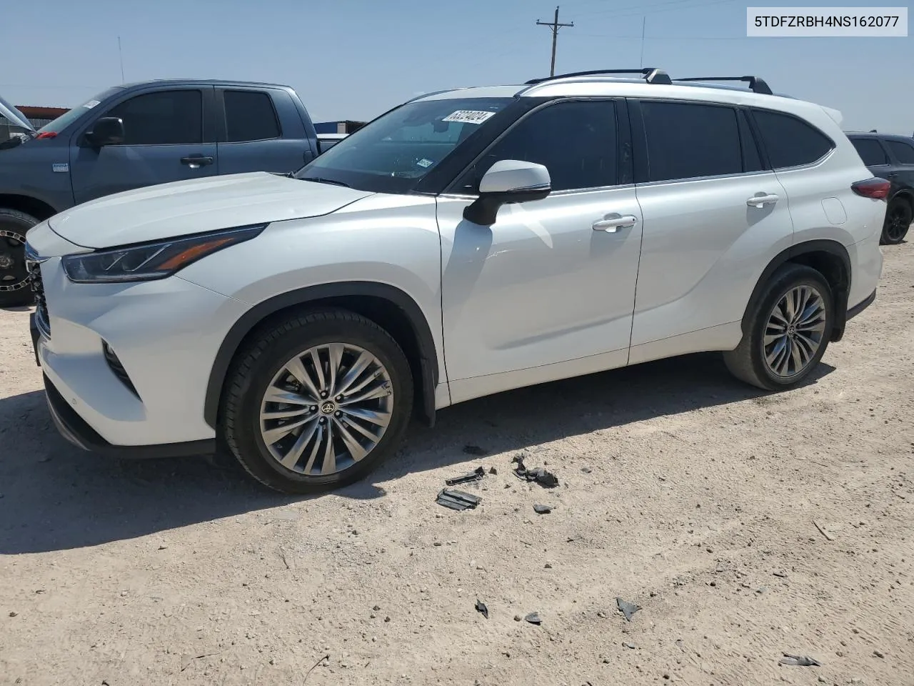 2022 Toyota Highlander Platinum VIN: 5TDFZRBH4NS162077 Lot: 63224024