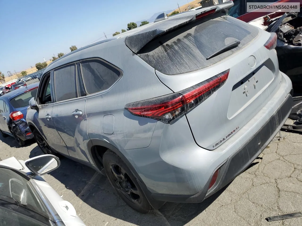 2022 Toyota Highlander Hybrid Xle VIN: 5TDABRCH1NS562448 Lot: 63861034