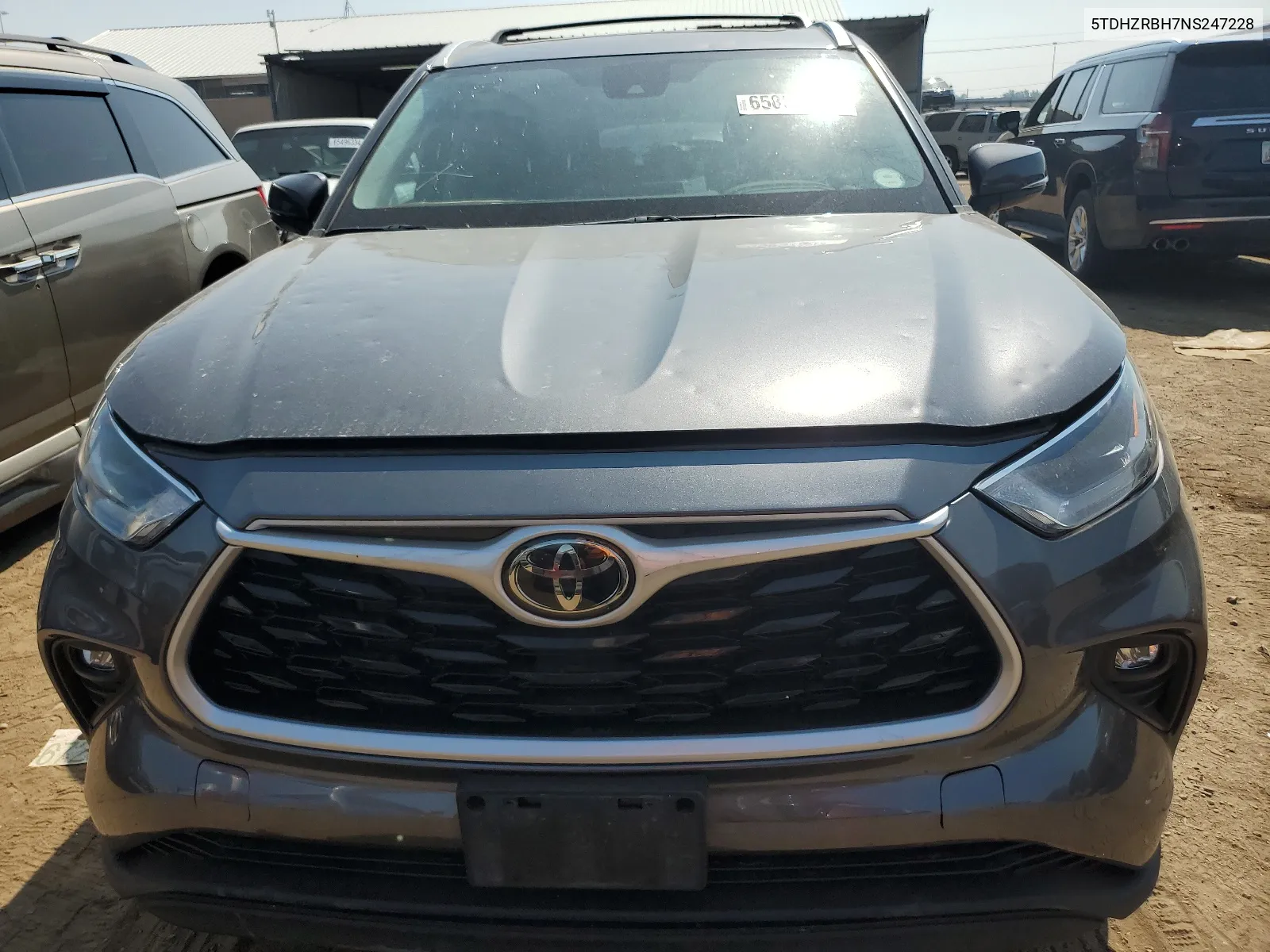 2022 Toyota Highlander Xle VIN: 5TDHZRBH7NS247228 Lot: 65857894