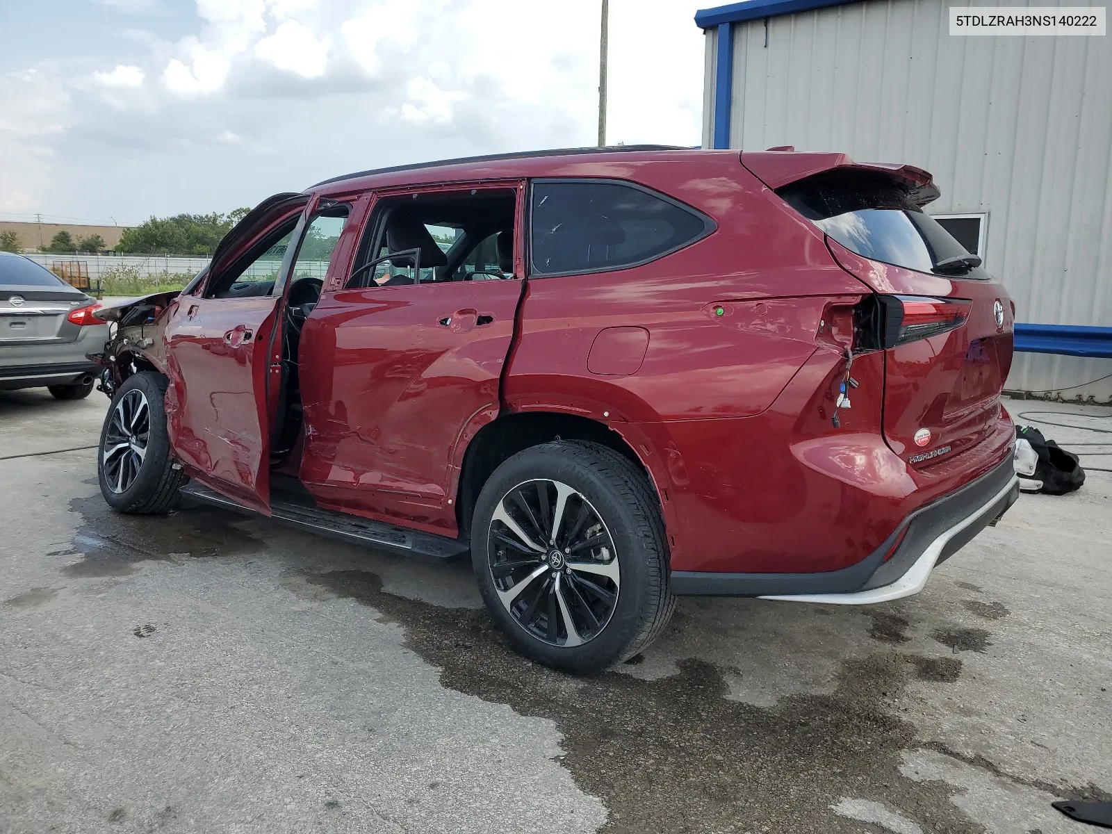 2022 Toyota Highlander Xse VIN: 5TDLZRAH3NS140222 Lot: 66736184