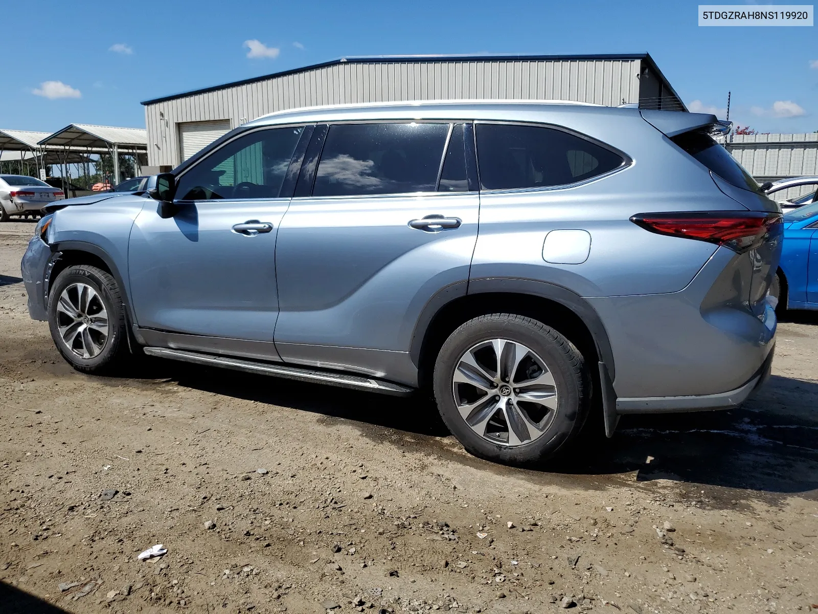 2022 Toyota Highlander Xle VIN: 5TDGZRAH8NS119920 Lot: 67254244