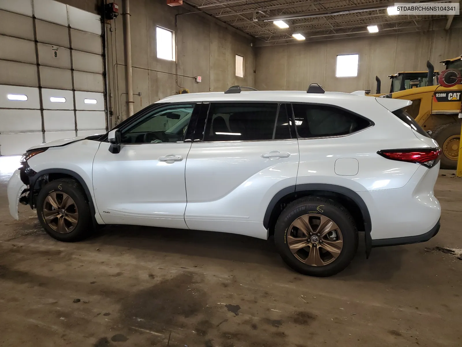 2022 Toyota Highlander Hybrid Xle VIN: 5TDABRCH6NS104341 Lot: 67778034