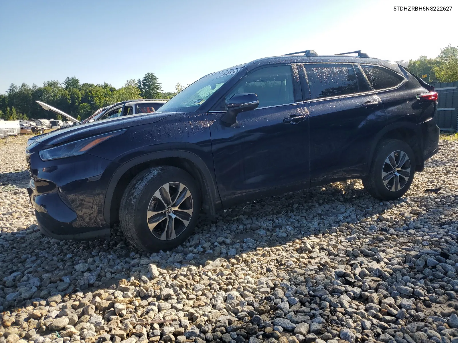 2022 Toyota Highlander Xle VIN: 5TDHZRBH6NS222627 Lot: 68266144