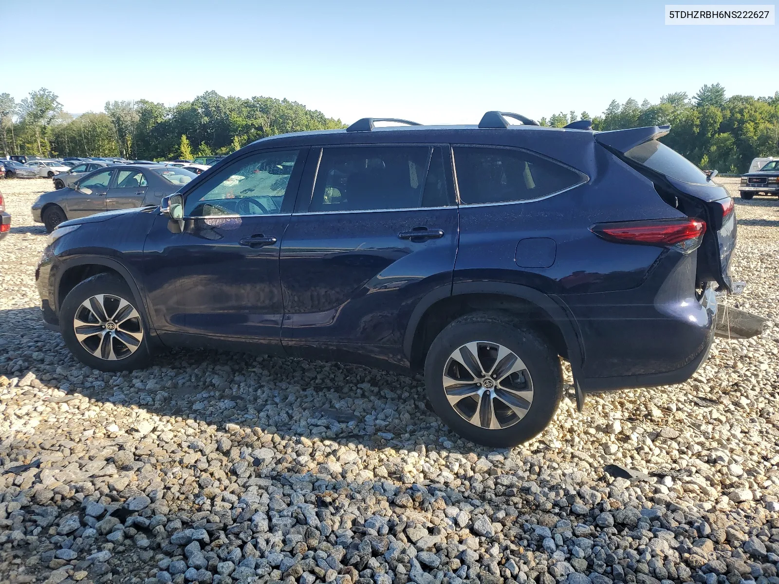 2022 Toyota Highlander Xle VIN: 5TDHZRBH6NS222627 Lot: 68266144