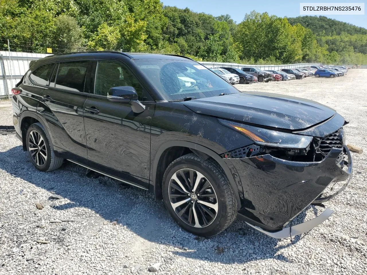 2022 Toyota Highlander Xse VIN: 5TDLZRBH7NS235476 Lot: 68334914