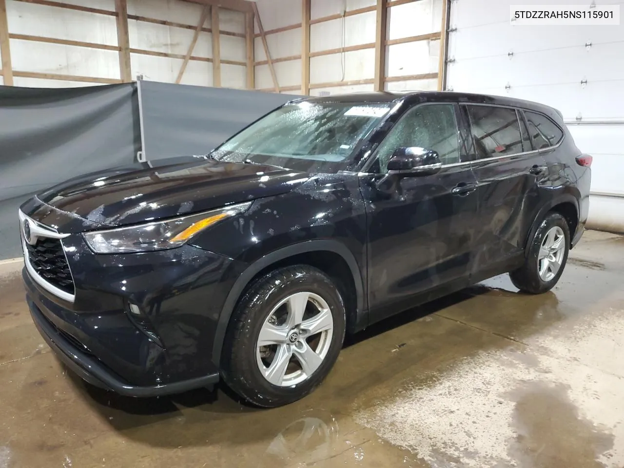 2022 Toyota Highlander L VIN: 5TDZZRAH5NS115901 Lot: 68830424