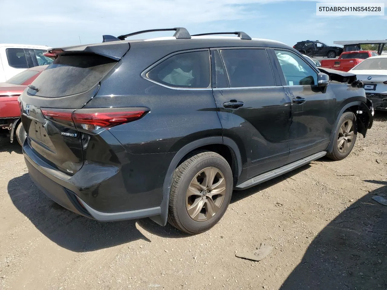 2022 Toyota Highlander Hybrid Xle VIN: 5TDABRCH1NS545228 Lot: 69415004