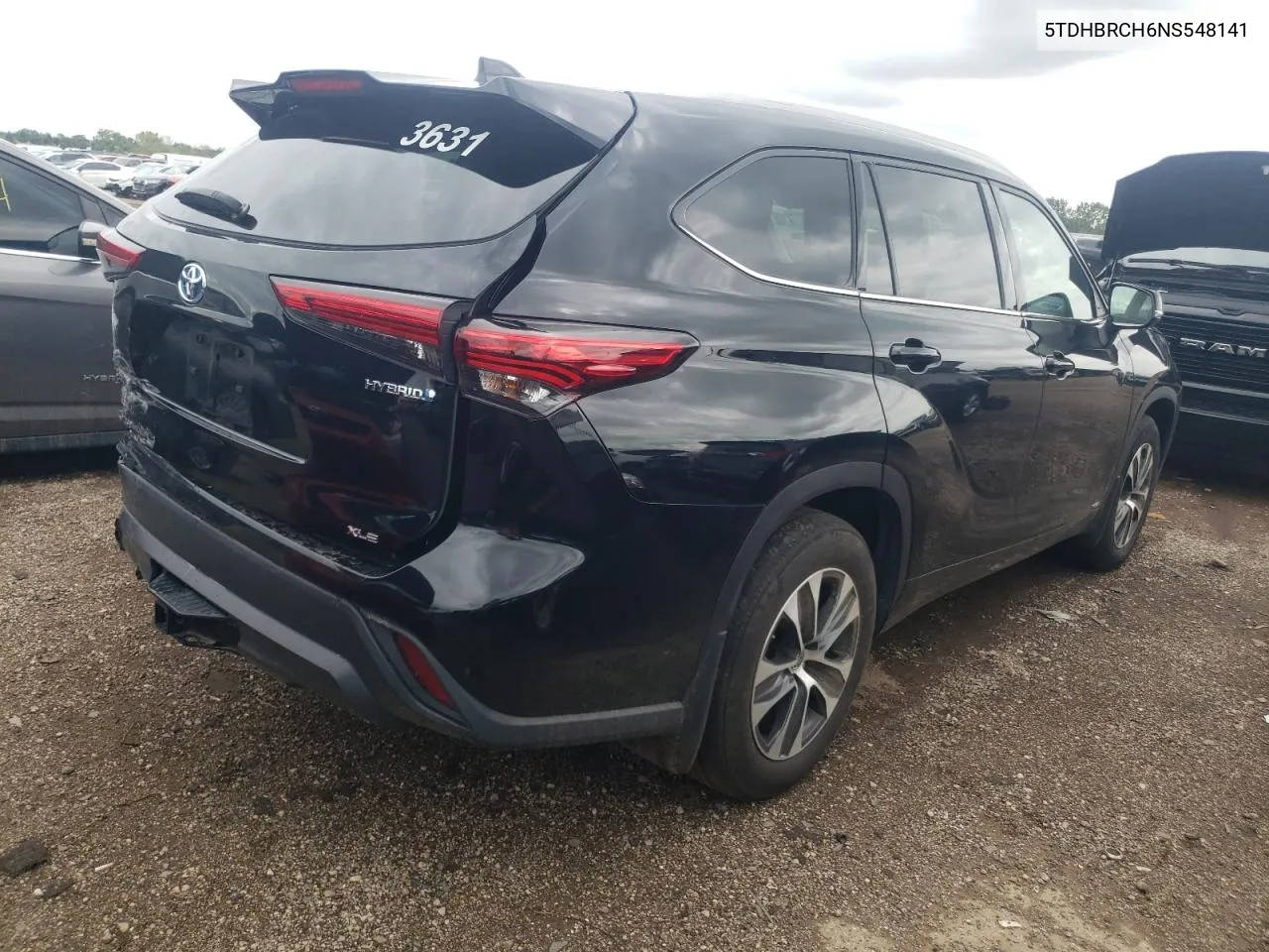 5TDHBRCH6NS548141 2022 Toyota Highlander Hybrid Xle