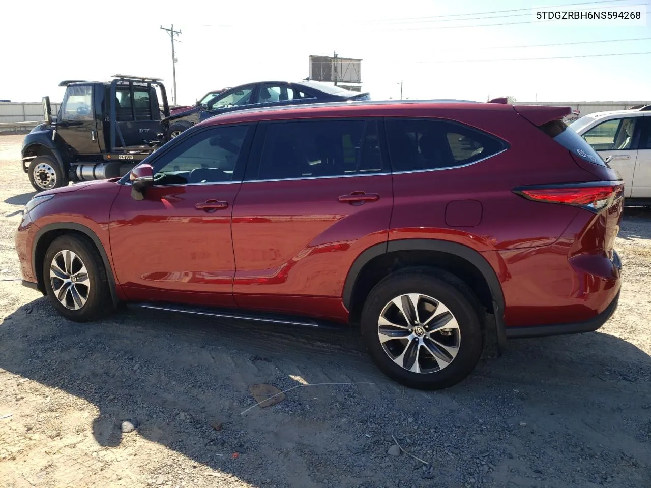 2022 Toyota Highlander Xle VIN: 5TDGZRBH6NS594268 Lot: 70728244