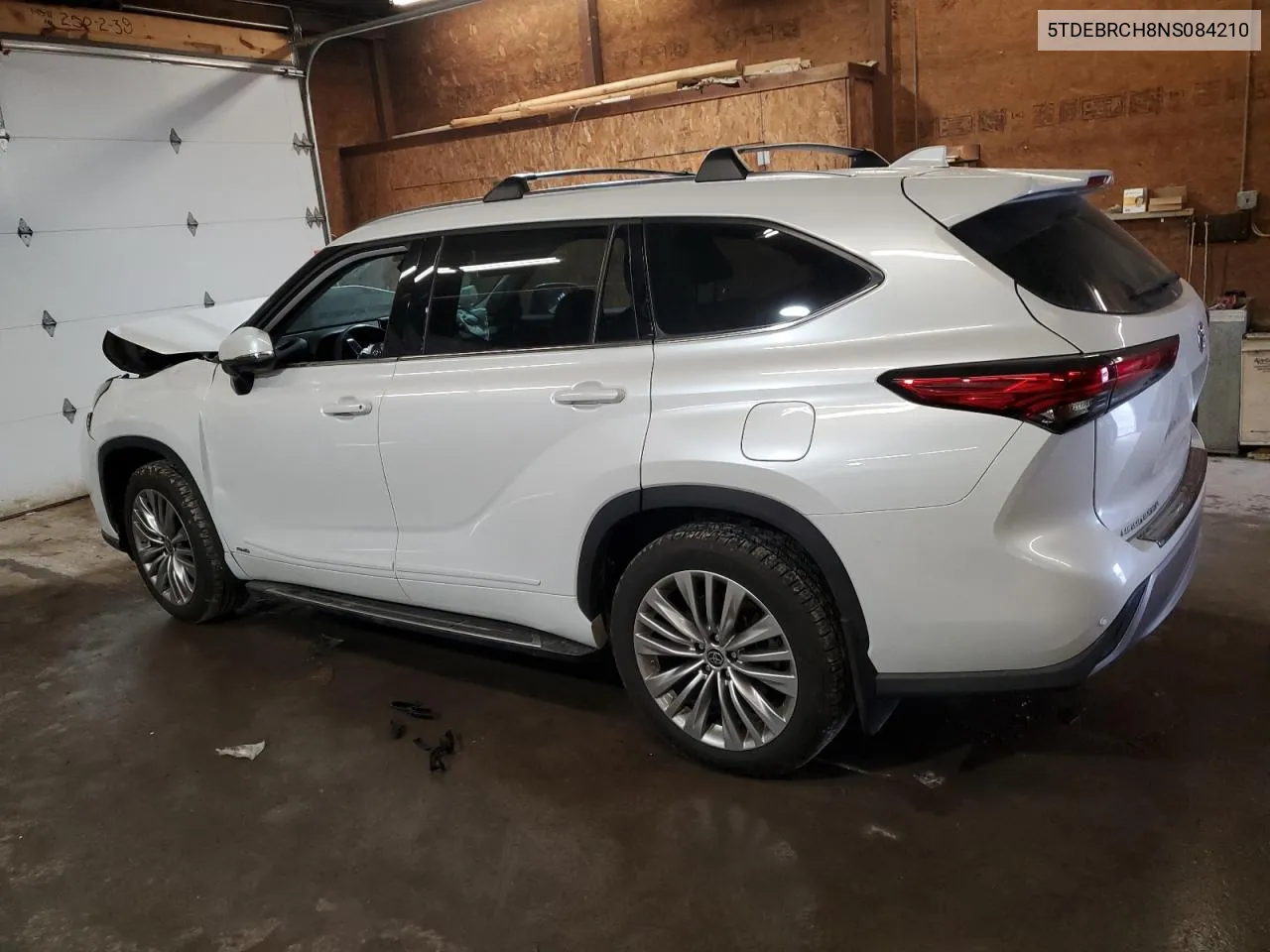 2022 Toyota Highlander Hybrid Platinum VIN: 5TDEBRCH8NS084210 Lot: 71613414