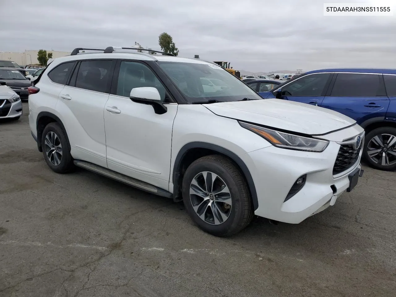 2022 Toyota Highlander Hybrid Xle VIN: 5TDAARAH3NS511555 Lot: 71676724