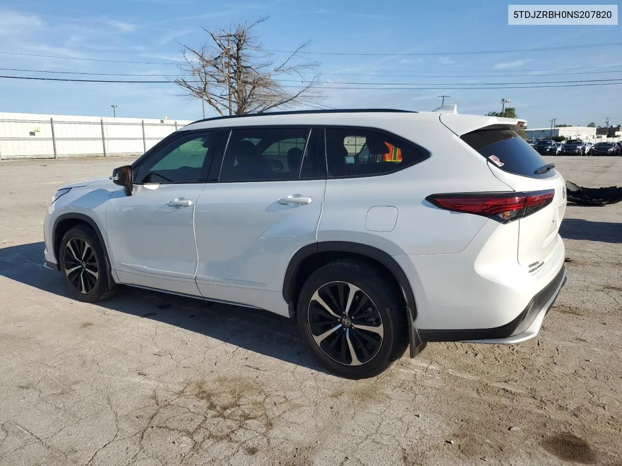 2022 Toyota Highlander Xse VIN: 5TDJZRBH0NS207820 Lot: 71794284