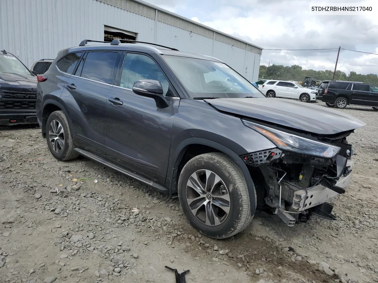 2022 Toyota Highlander Xle VIN: 5TDHZRBH4NS217040 Lot: 71961744