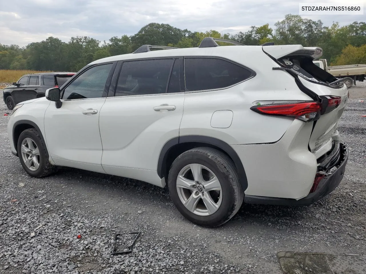 2022 Toyota Highlander Hybrid Le VIN: 5TDZARAH7NS516860 Lot: 72899144