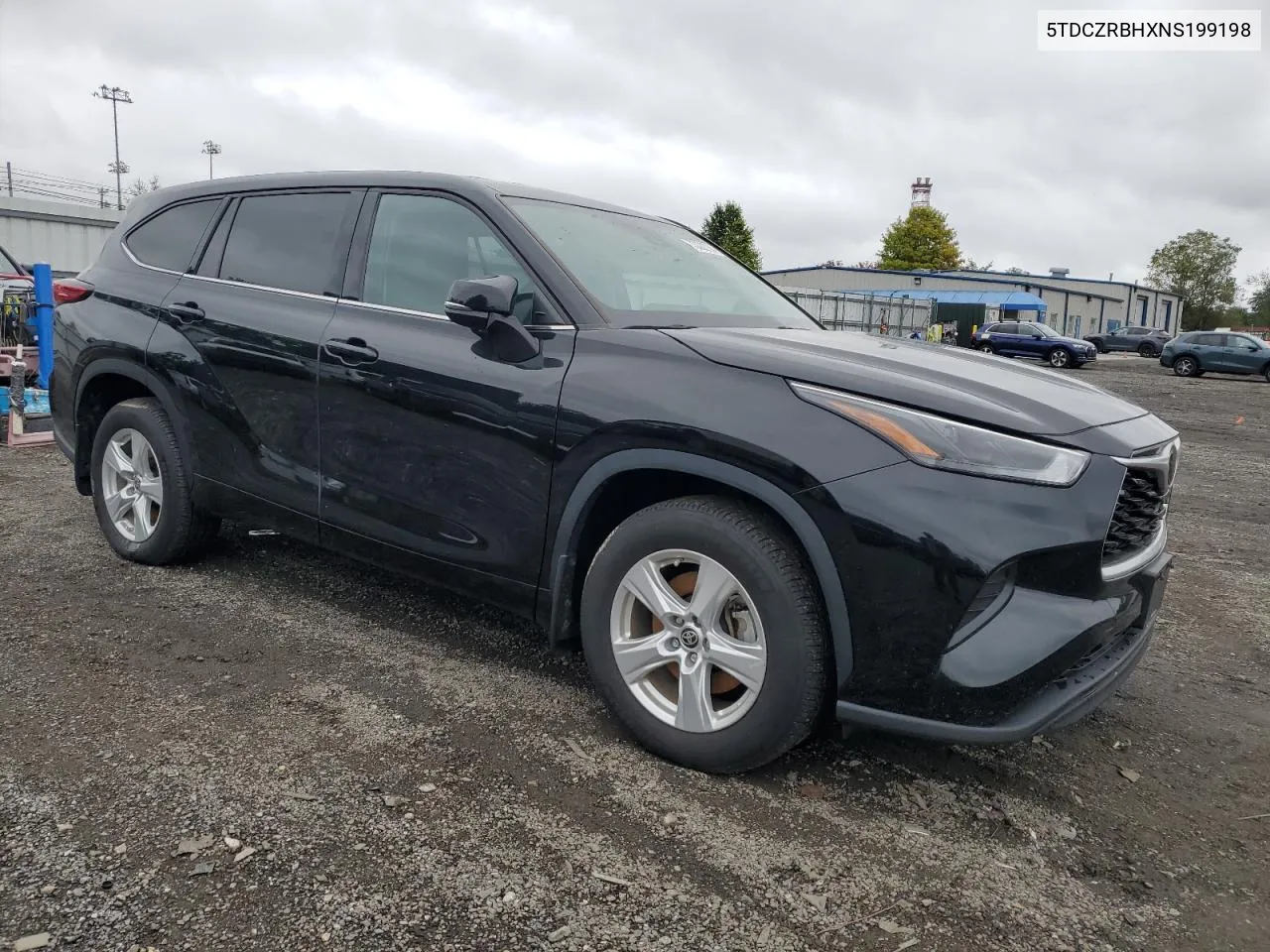 2022 Toyota Highlander L VIN: 5TDCZRBHXNS199198 Lot: 73022734