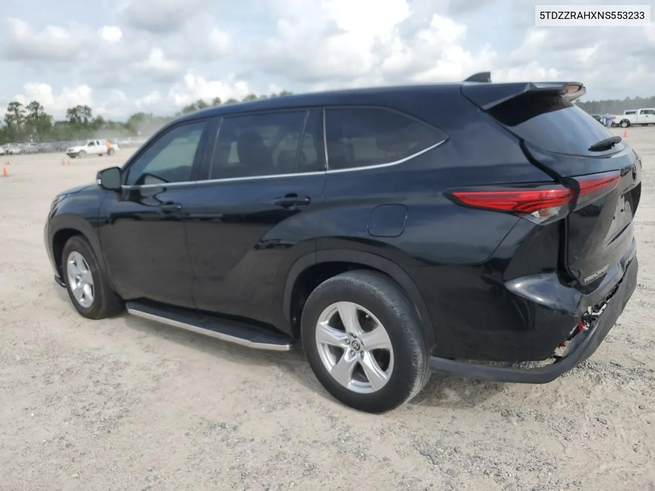 2022 Toyota Highlander L VIN: 5TDZZRAHXNS553233 Lot: 73028794