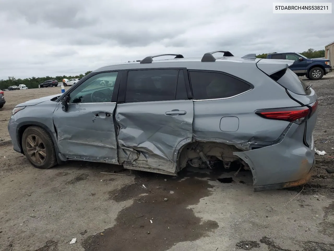 2022 Toyota Highlander Hybrid Xle VIN: 5TDABRCH4NS538211 Lot: 73946854