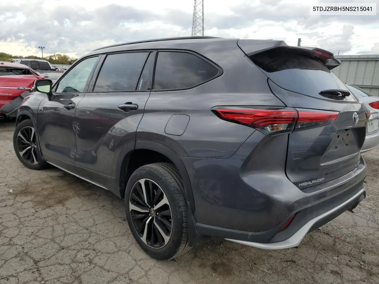 2022 Toyota Highlander Xse VIN: 5TDJZRBH5NS215041 Lot: 74801444