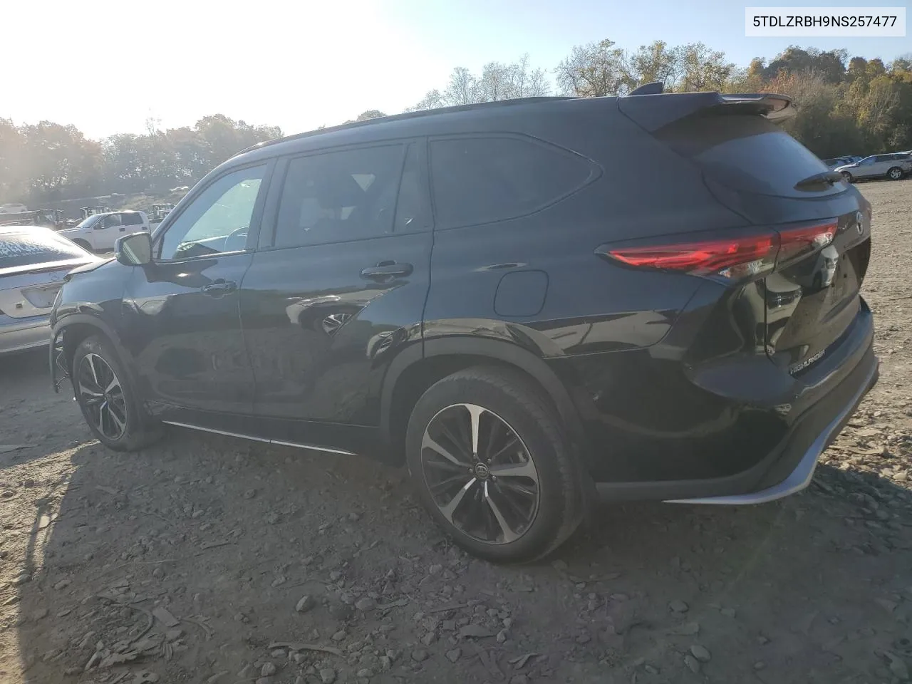 2022 Toyota Highlander Xse VIN: 5TDLZRBH9NS257477 Lot: 76127744