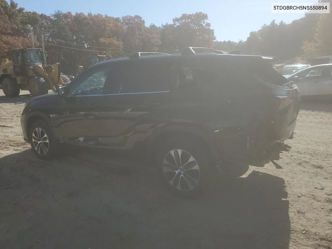 2022 Toyota Highlander Hybrid Xle VIN: 5TDGBRCH5NS550894 Lot: 77169004