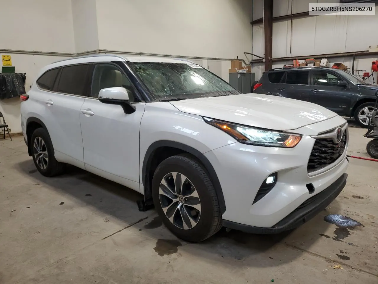 2022 Toyota Highlander Xle VIN: 5TDGZRBH5NS206270 Lot: 78226344