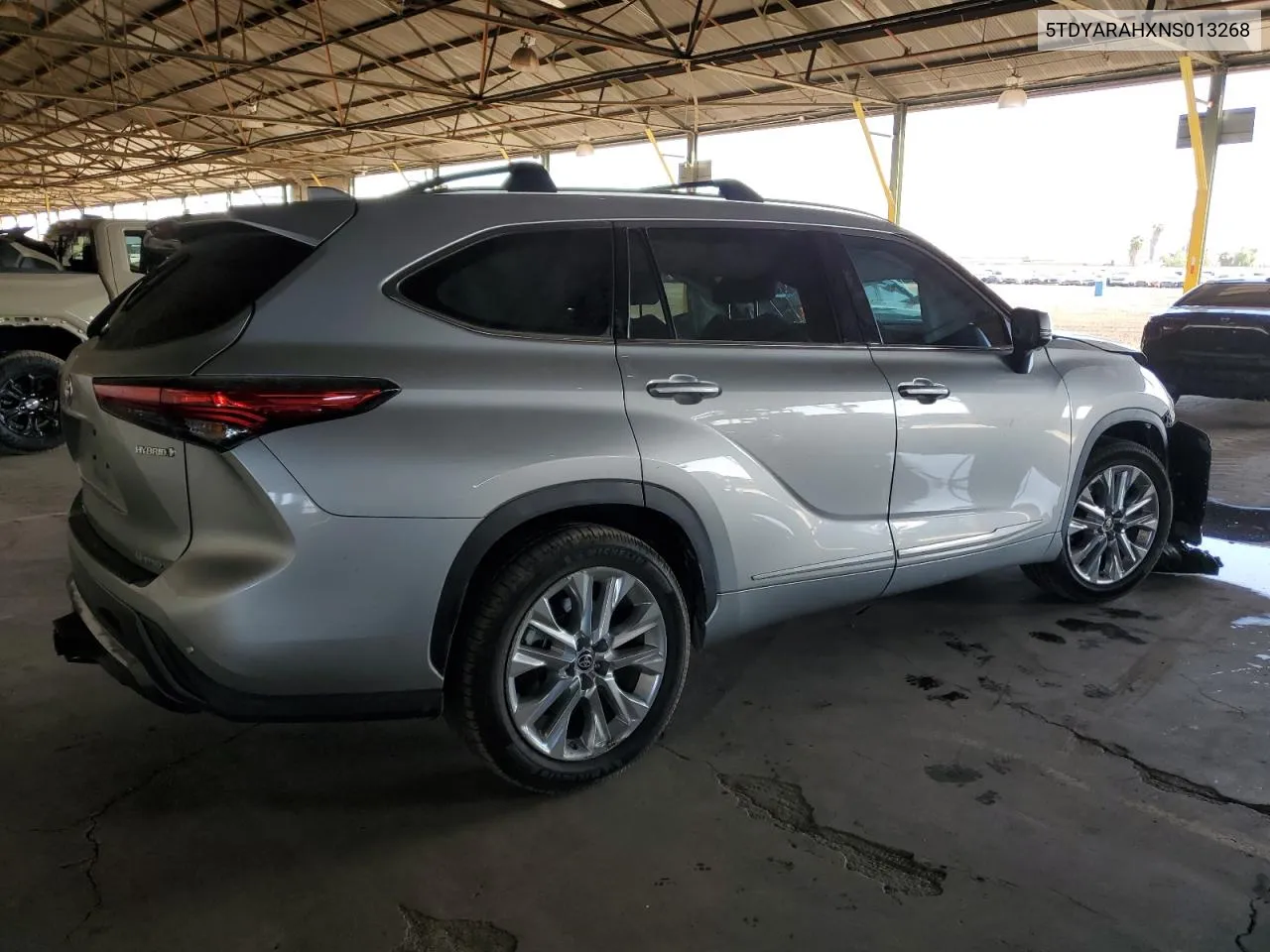 2022 Toyota Highlander Hybrid Limited VIN: 5TDYARAHXNS013268 Lot: 78447394