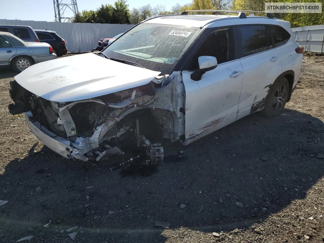 5TDKBRCH8PS114330 2023 Toyota Highlander Hybrid Xle