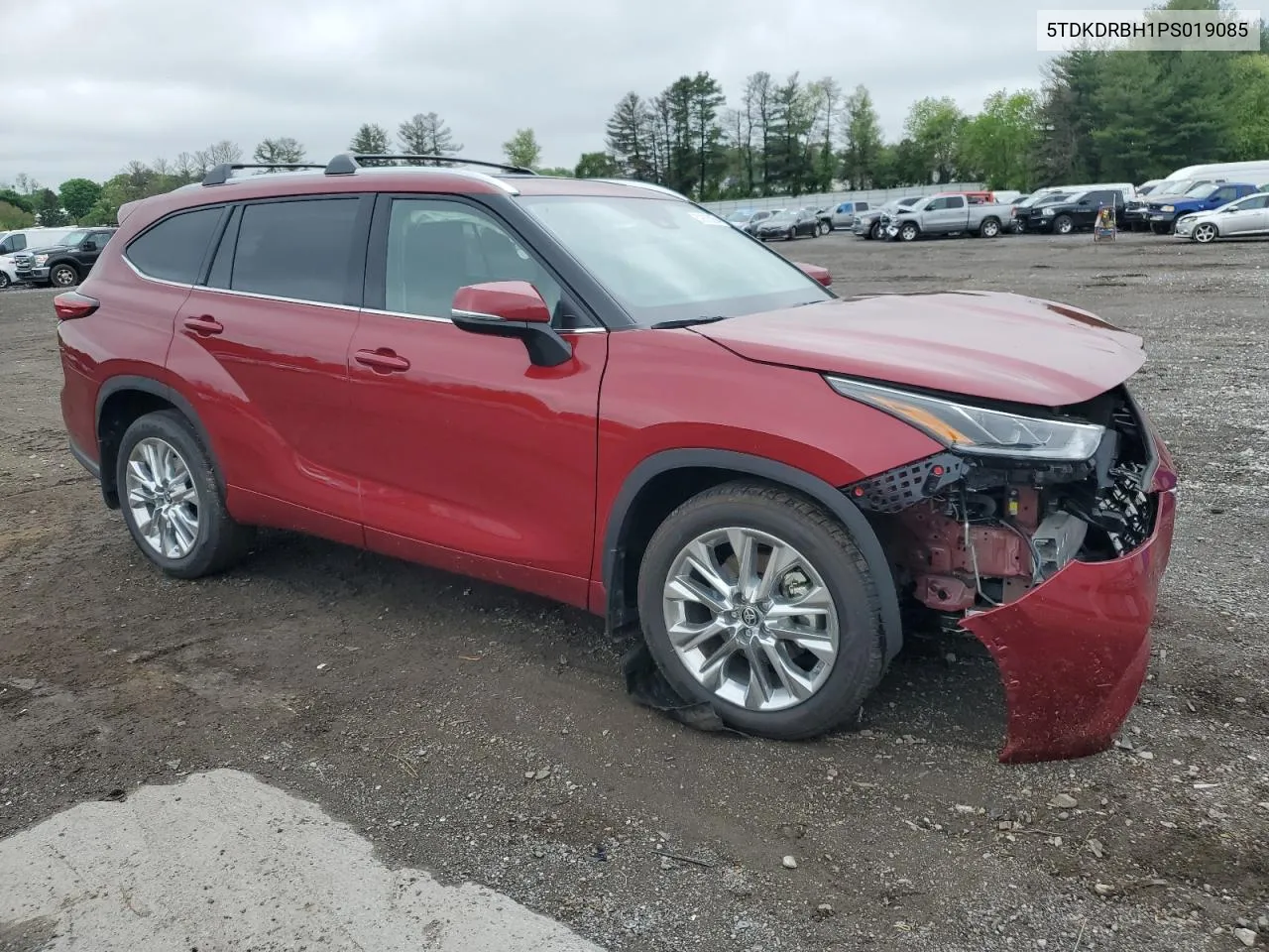 2023 Toyota Highlander L VIN: 5TDKDRBH1PS019085 Lot: 53805264