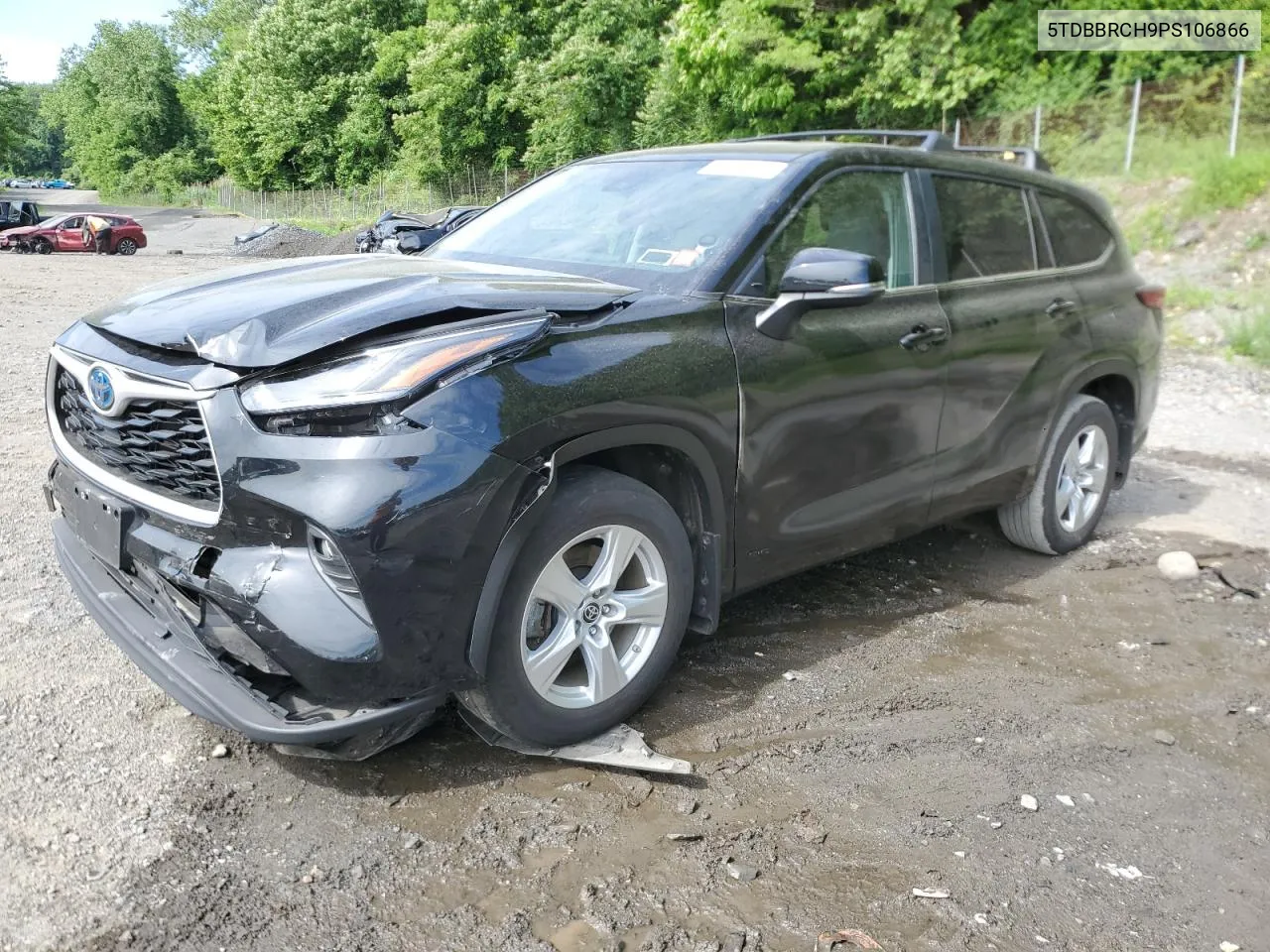 2023 Toyota Highlander Hybrid Le VIN: 5TDBBRCH9PS106866 Lot: 56712284