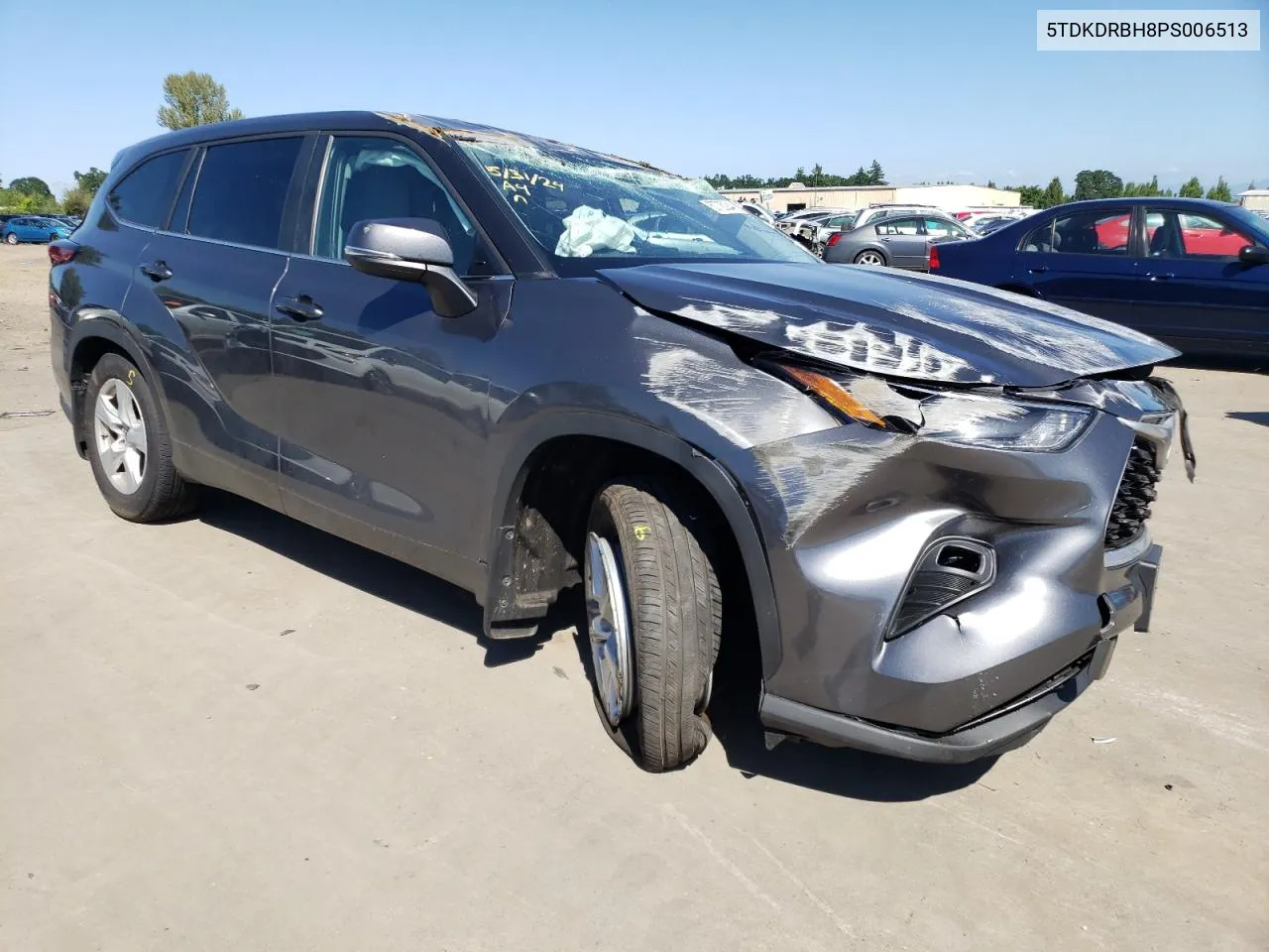 2023 Toyota Highlander L VIN: 5TDKDRBH8PS006513 Lot: 57720244