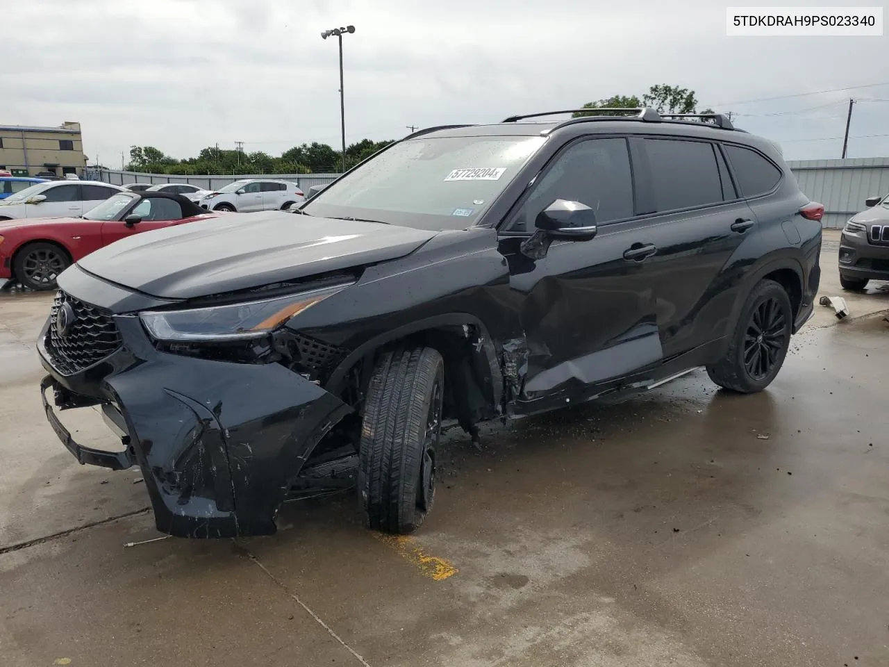 2023 Toyota Highlander L VIN: 5TDKDRAH9PS023340 Lot: 57729204