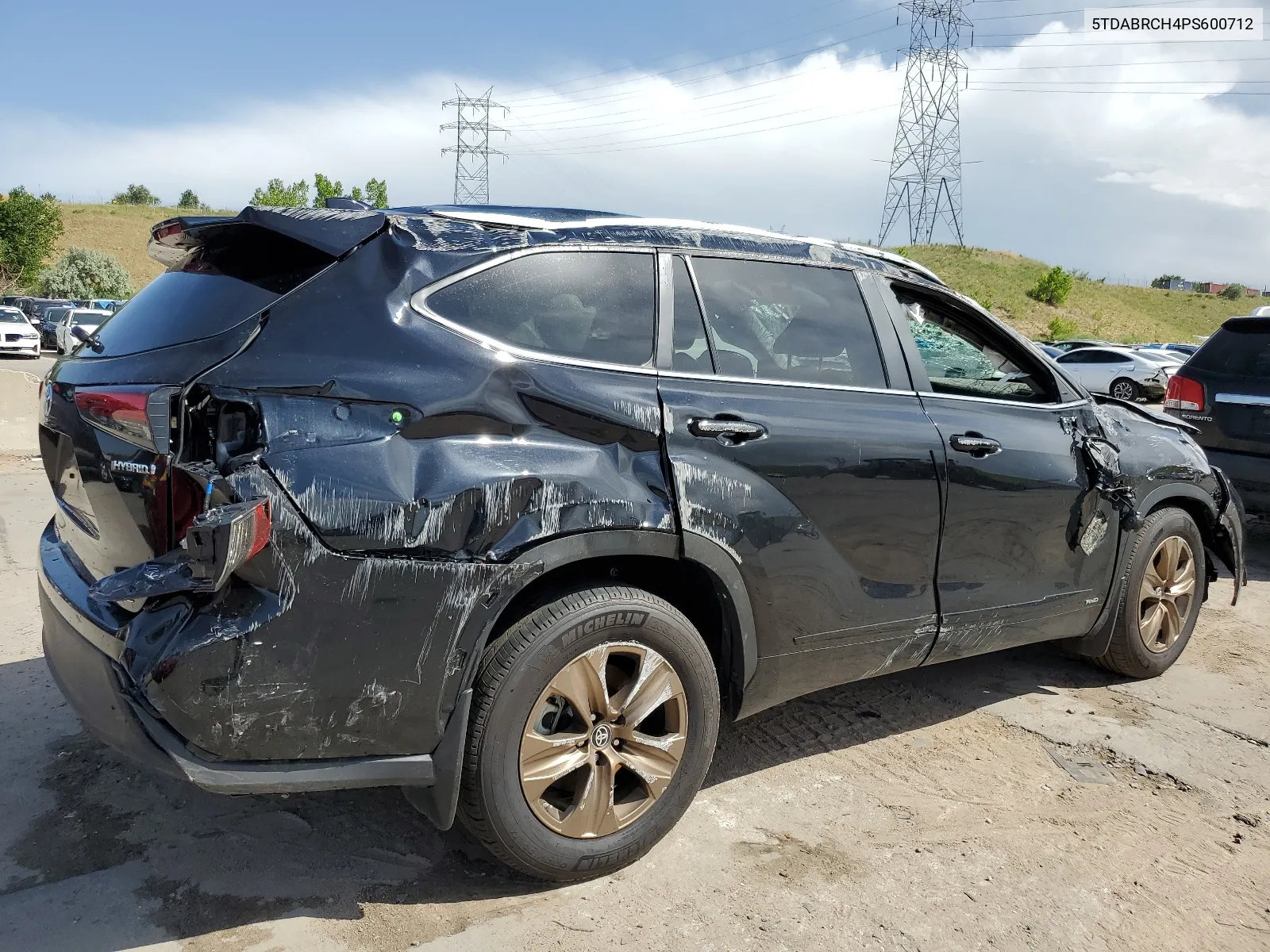 2023 Toyota Highlander Hybrid Bronze Edition VIN: 5TDABRCH4PS600712 Lot: 59437954