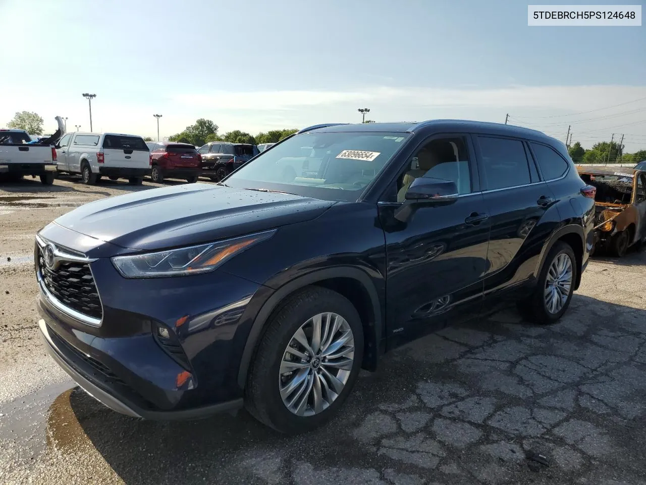 2023 Toyota Highlander Hybrid Limited VIN: 5TDEBRCH5PS124648 Lot: 63096654