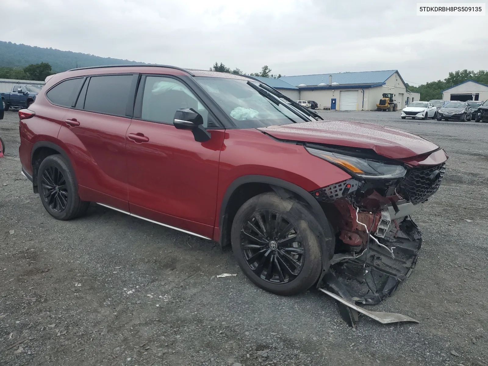 2023 Toyota Highlander L VIN: 5TDKDRBH8PS509135 Lot: 63857364