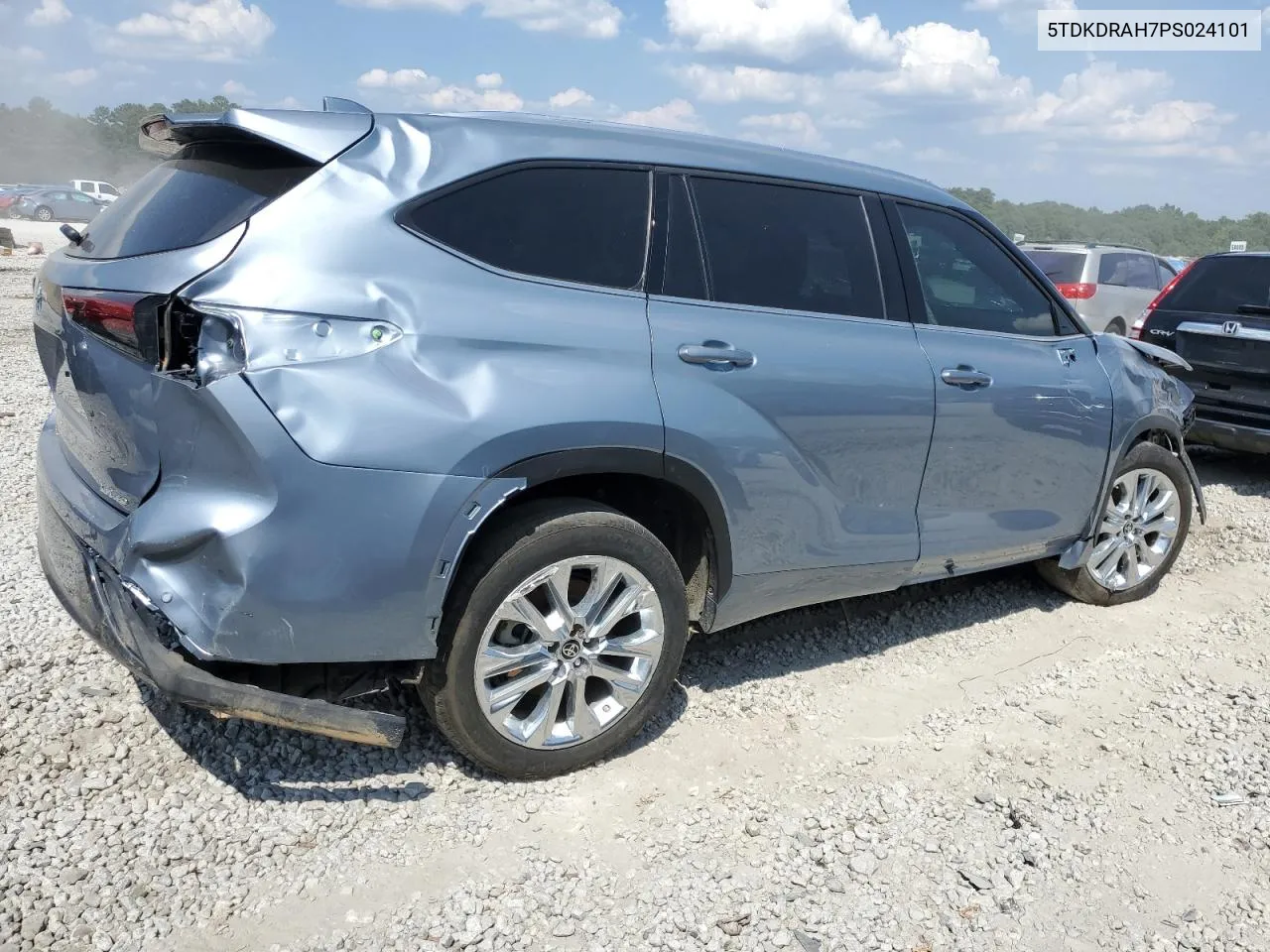 2023 Toyota Highlander L VIN: 5TDKDRAH7PS024101 Lot: 66717834