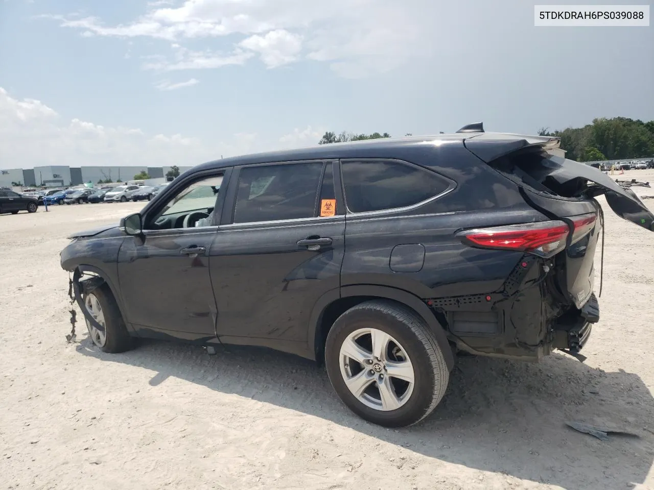 2023 Toyota Highlander L VIN: 5TDKDRAH6PS039088 Lot: 66797474