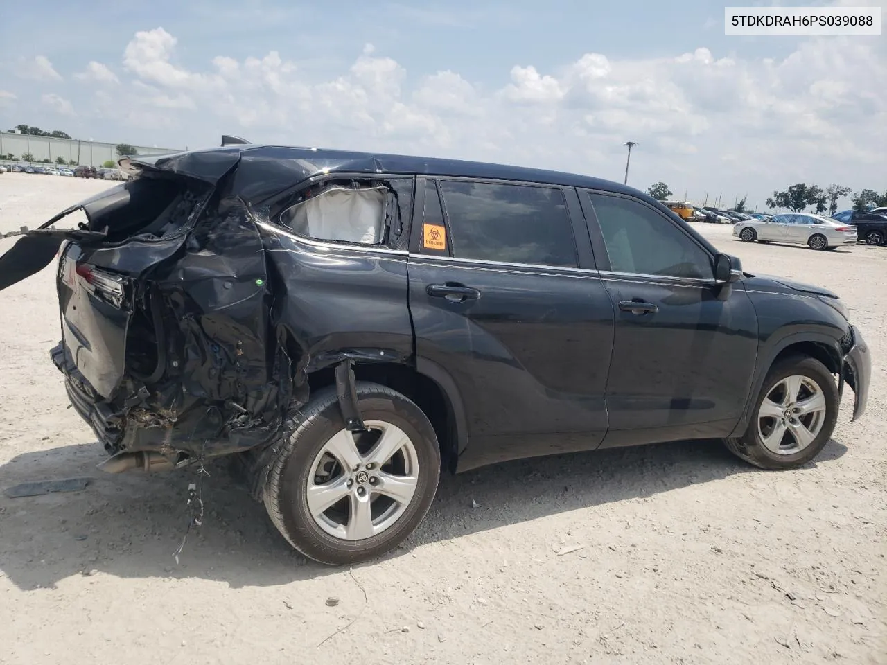 2023 Toyota Highlander L VIN: 5TDKDRAH6PS039088 Lot: 66797474