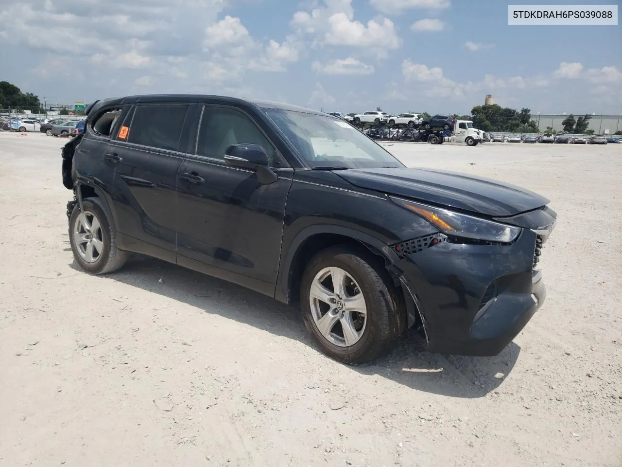 2023 Toyota Highlander L VIN: 5TDKDRAH6PS039088 Lot: 66797474