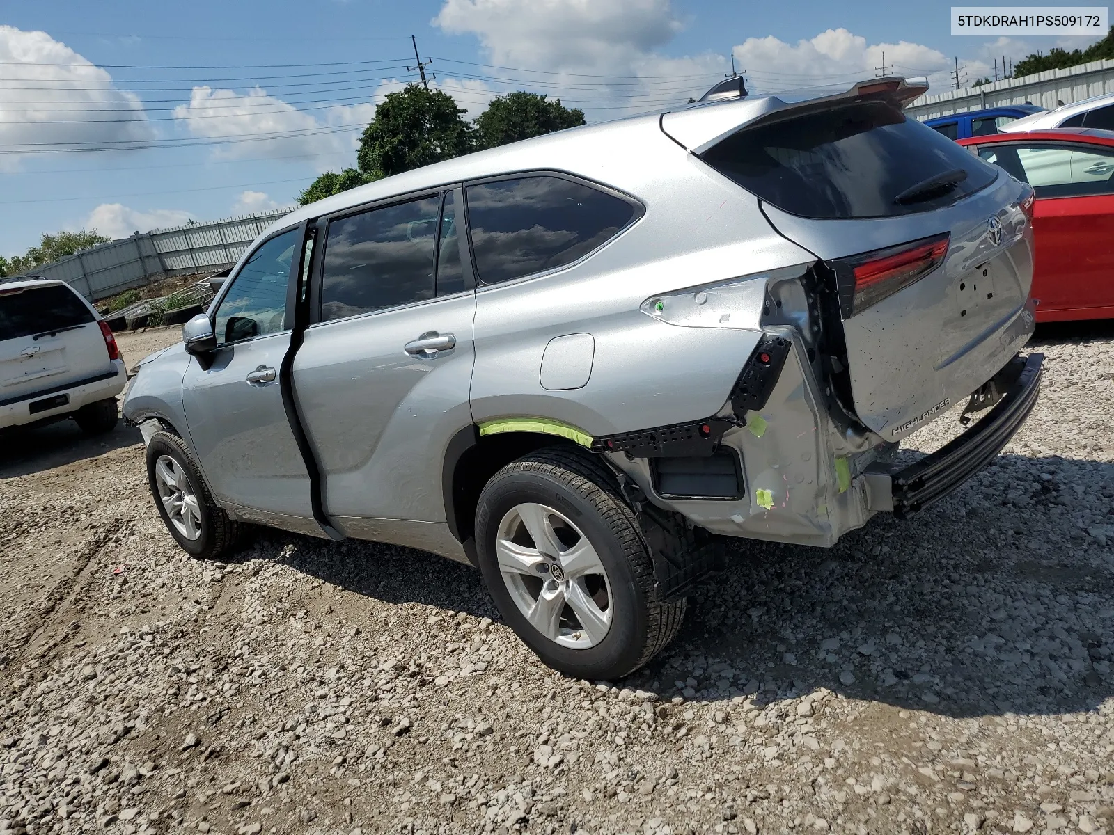 2023 Toyota Highlander L VIN: 5TDKDRAH1PS509172 Lot: 67564154