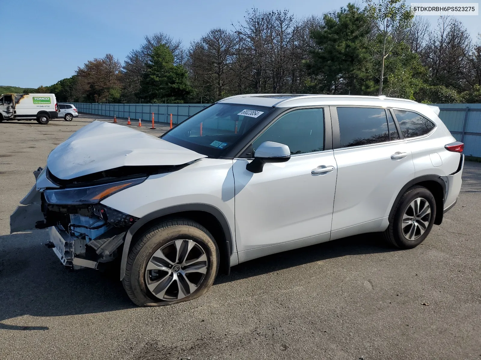 2023 Toyota Highlander L VIN: 5TDKDRBH6PS523275 Lot: 68023854