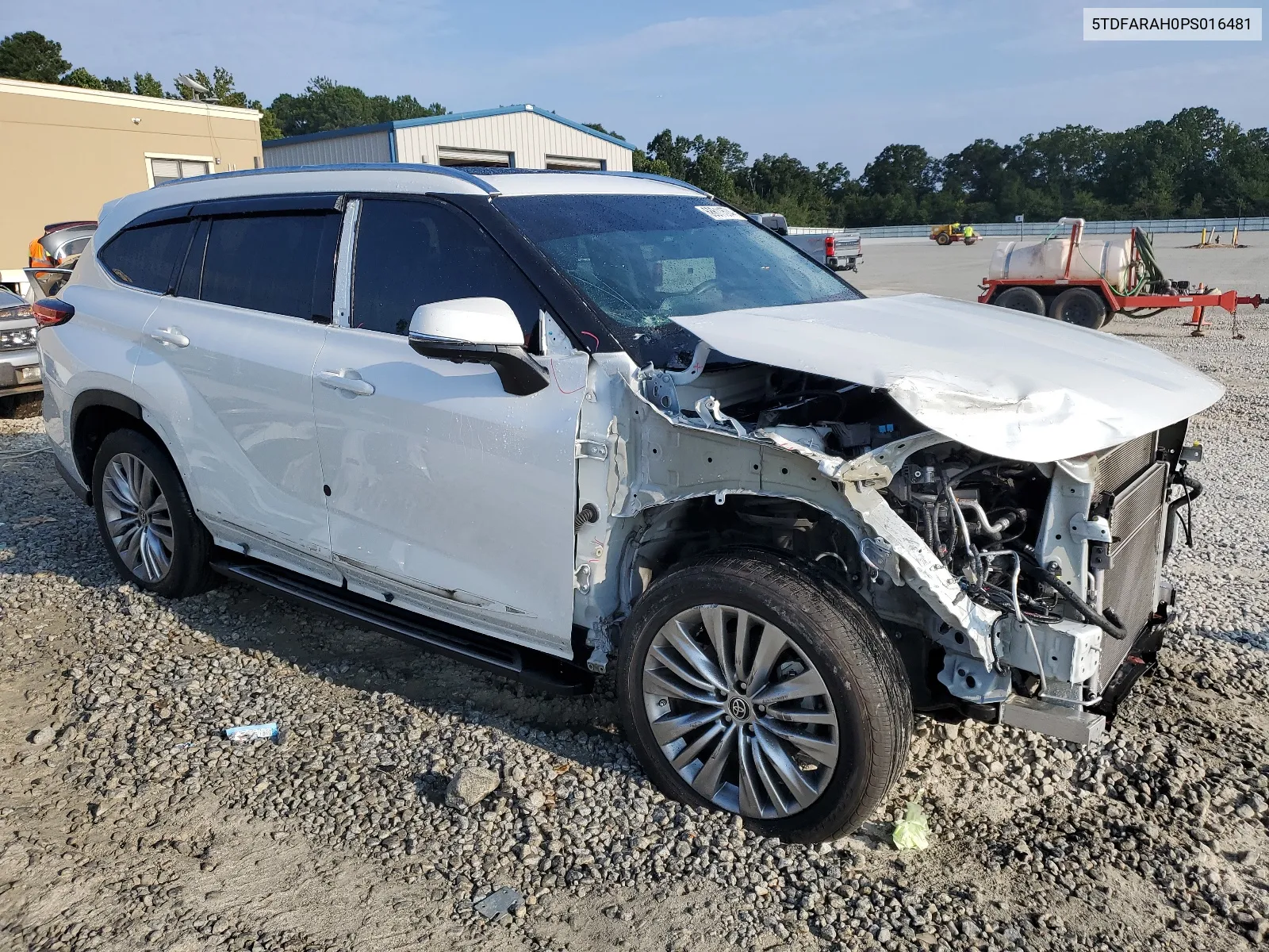 2023 Toyota Highlander Hybrid Platinum VIN: 5TDFARAH0PS016481 Lot: 68611574