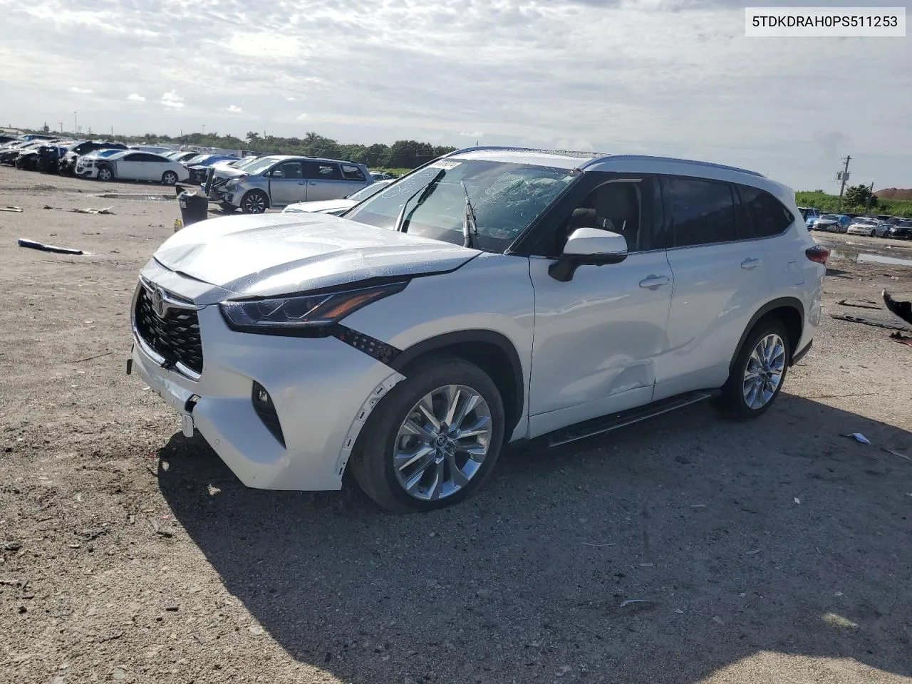 2023 Toyota Highlander L VIN: 5TDKDRAH0PS511253 Lot: 68839014