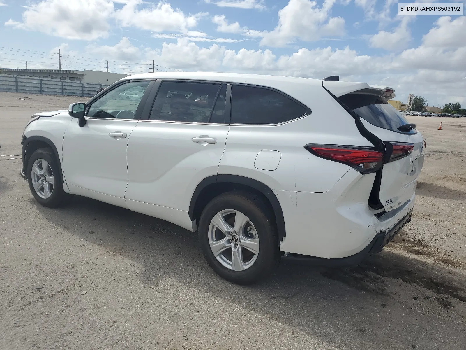 2023 Toyota Highlander L VIN: 5TDKDRAHXPS503192 Lot: 68853764