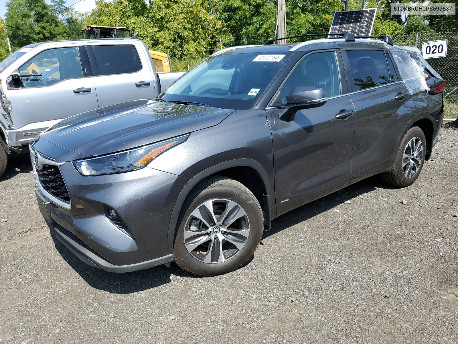 2023 Toyota Highlander Hybrid Xle VIN: 5TDKBRCH0PS597537 Lot: 69172184