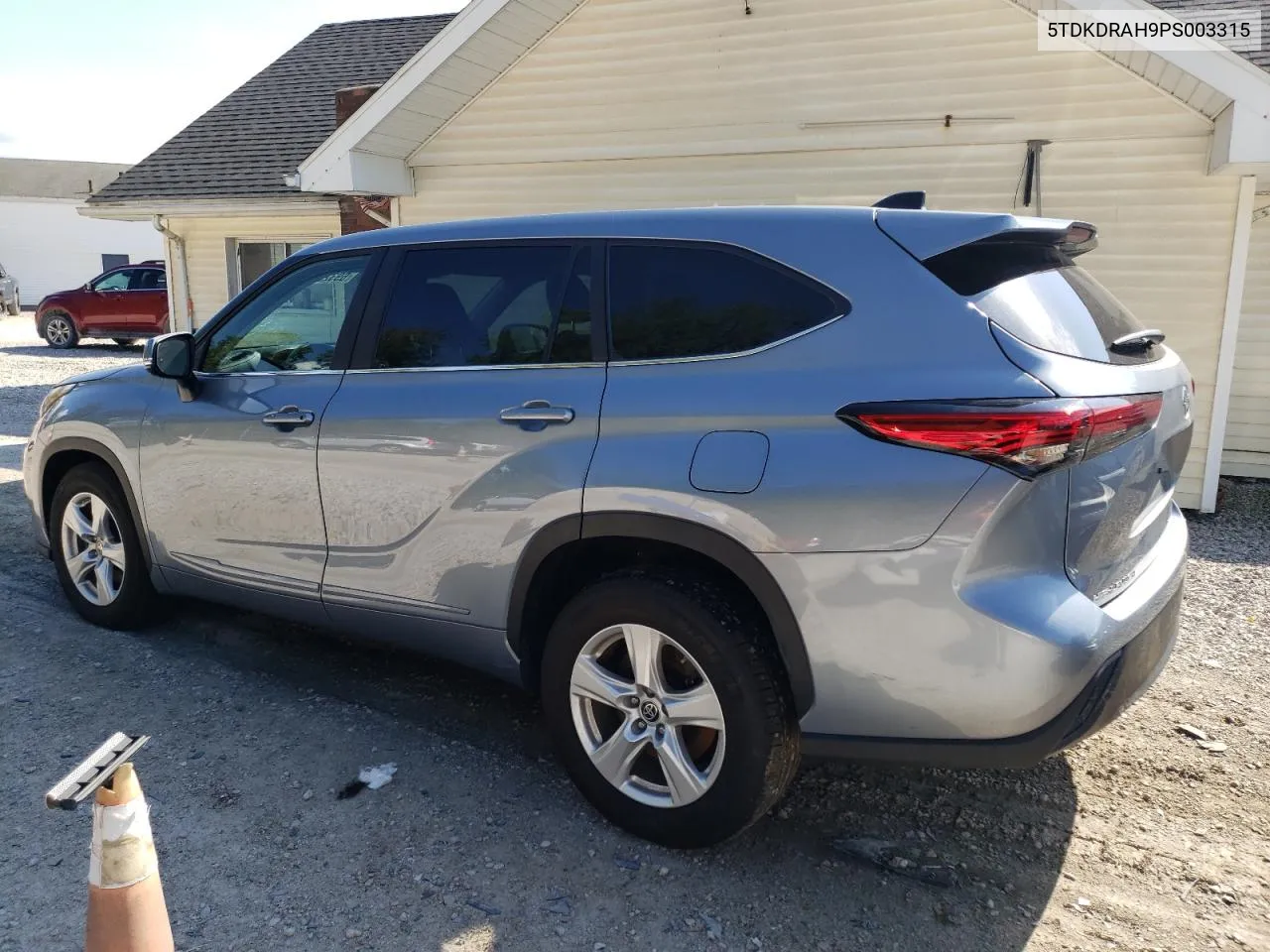 2023 Toyota Highlander L VIN: 5TDKDRAH9PS003315 Lot: 69320434