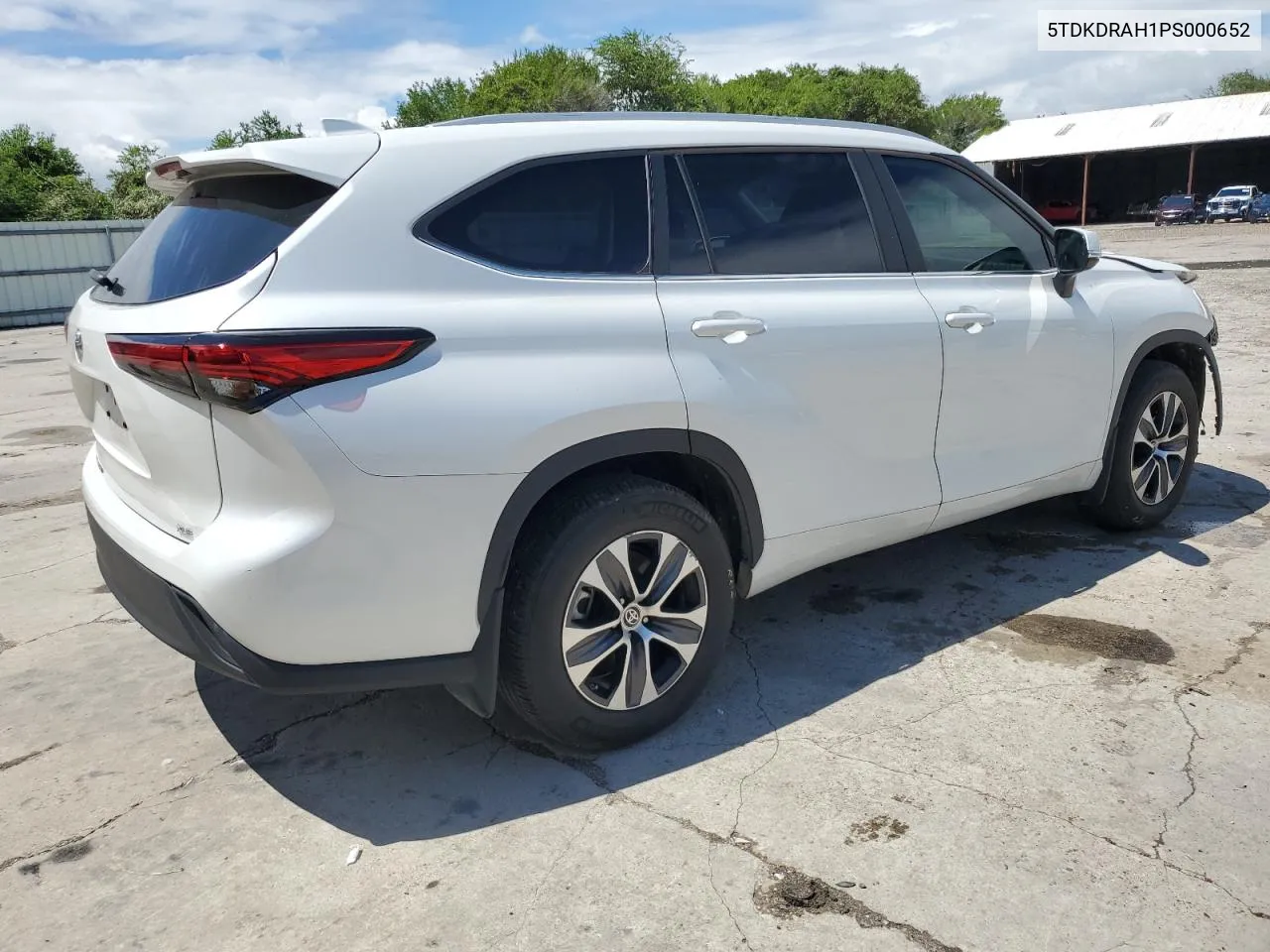 2023 Toyota Highlander L VIN: 5TDKDRAH1PS000652 Lot: 69993314